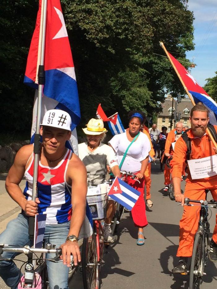 Solidaridad con Los Cinco en Dinamarca