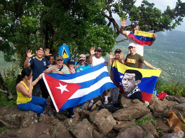 Solidaridad con Los Cinco en Santa Lucía.