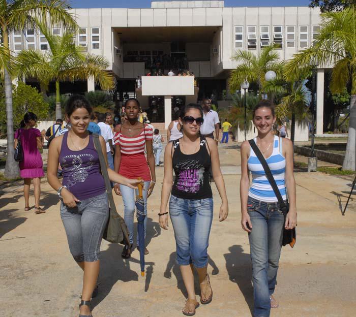 Estudiantes de la universidad