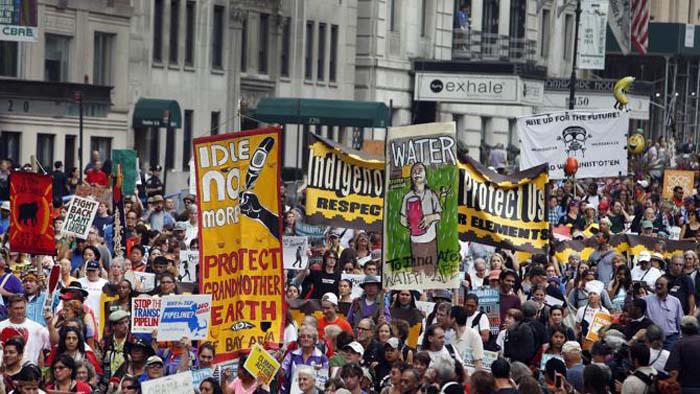 Marcha en Nueva York.