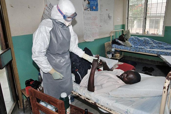 Ebola en Africa.