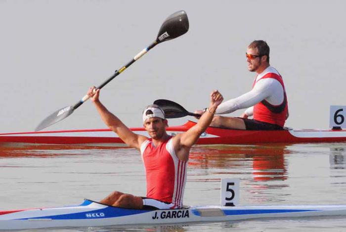 el kayacista Jorge García se coronó en los 1 000 metros