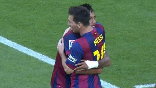 Doble de Messi y hat trick de Neymar frente Granada