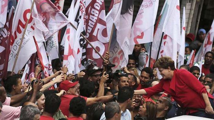 Dilma Rousseff en campaña