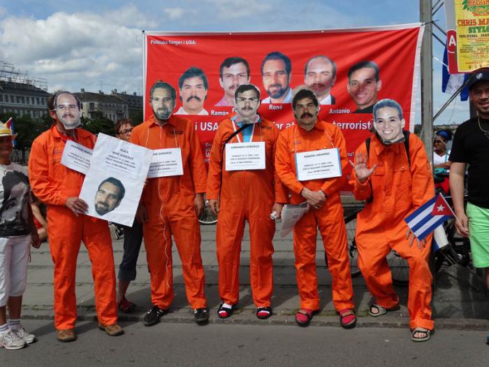 Solidaridad con los Cinco desde Copenhauge, Dinamarca.