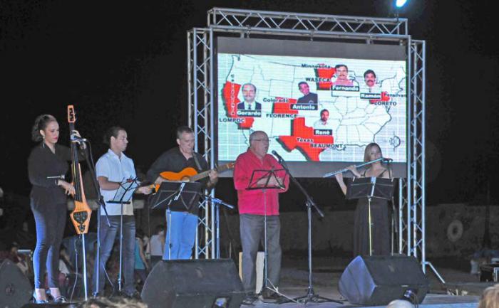Velada cultural por los Cinco 