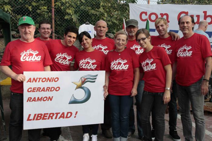 En Bergamo (norte de Italia) la Asociación de Amistad Italia - Cuba de esta ciudad, reiteró el apoyo a Cuba y sobre todo a la causa por la liberación de los patriotas detenidos en Estados Unidos.