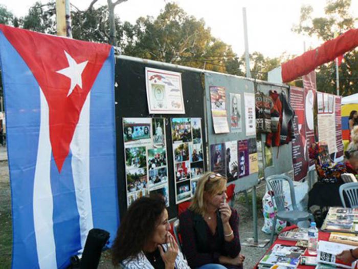 Atenas, Grecia, 3 de Octubre, en el festival de la juventud SYRIZA.