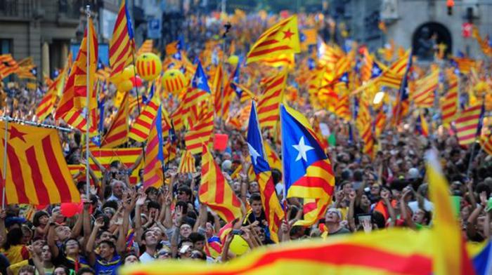 protesta en cataluña
