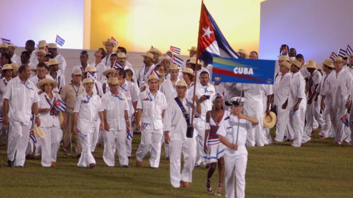 Inauguracion de los 20 juegos centroamericano y del caribe,Cartegenas de Indias,desfile de las delegaciones ,Cuba y actividad cultural.                                  

Juce0041