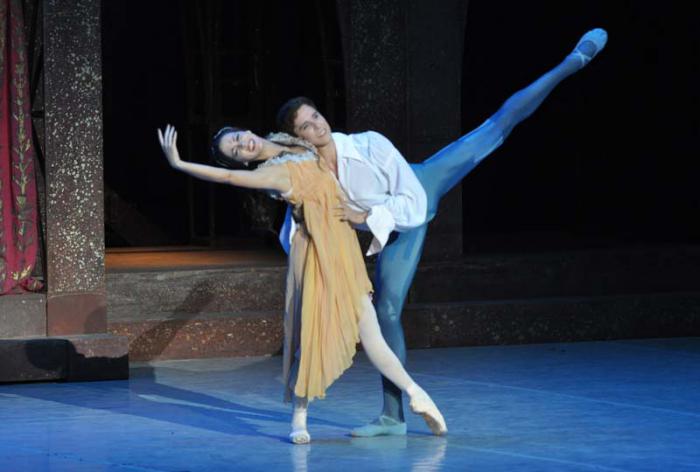 Anette Delgado y Dani Her­nán­dez en Shakespeare y sus máscaras.  