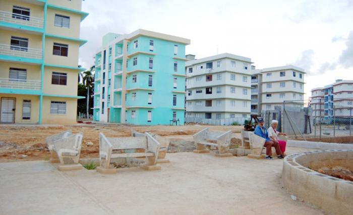 Asentamiento poblacional VI Congreso, en proceso de construcción en el municipio de La Lisa, en La Habana.