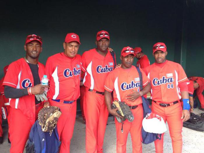 Equipo de softbol de Cuba. 