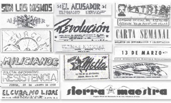 Periódicos clandestinos. Combate con ideas e ideas en combate