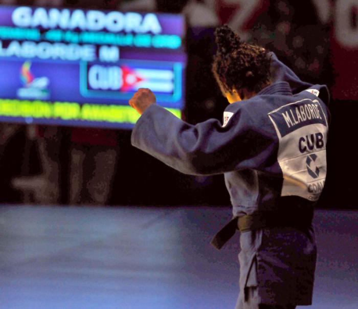 judo F Maricel Laborde oro en 48 kg