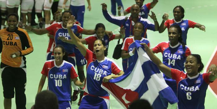 Gana medalla de Oro equipo cubano de Balonmano femenino. Foto: Ismael Francisco/Cubadebate.