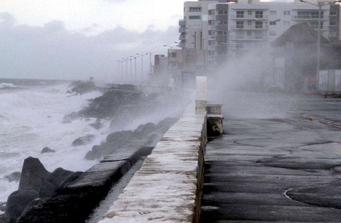 frente frío en veracruz 2014.