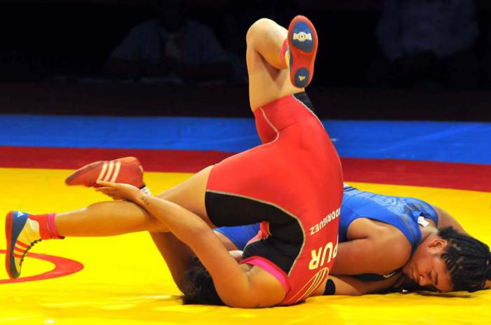 Lissete Hechevarría repitió su cetro de Cartagena de Indias 2006 en los 67 kg, esta vez en 75. 