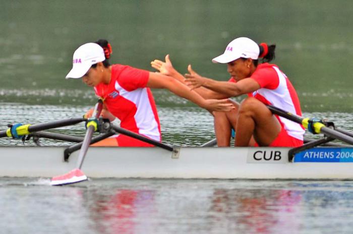 Remo cuba oro doble par corto PL Yisenia Hernandez y Lisset Hernandez