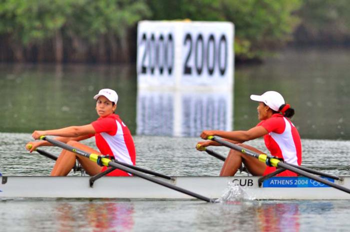 Remo cuba oro doble par corto PL Yisenia Hernandez y Lisset Hernandez