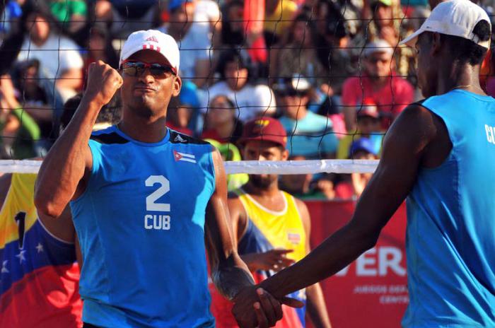 Voleivol de playa M oro para cuba Nivaldo Diaz y Sergio Gonzalez