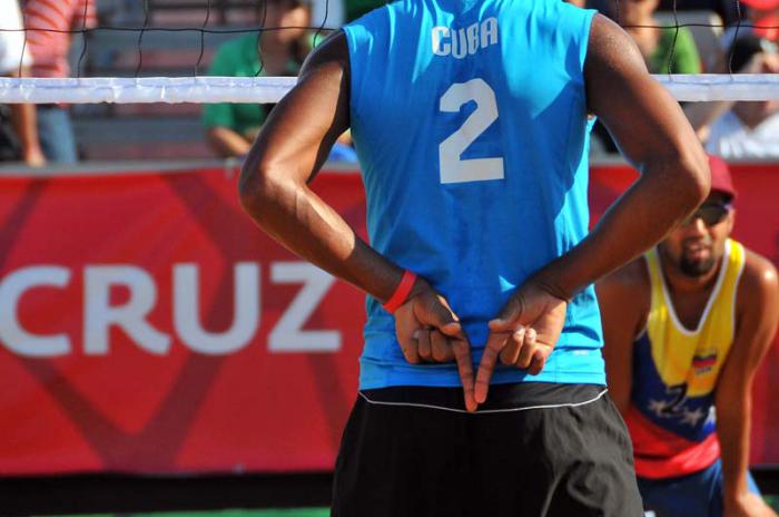 Voleivol de playa M oro para cuba Nivaldo Diaz y Sergio Gonzalez