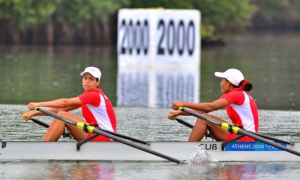Remeros cubanos invictos en Veracruz