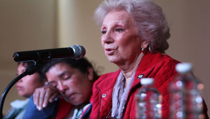 Estela de Carlotto, presidenta de las Abuelas de la Plaza de Mayo 