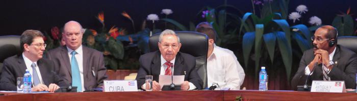 raúl en cumbre caricom-cuba