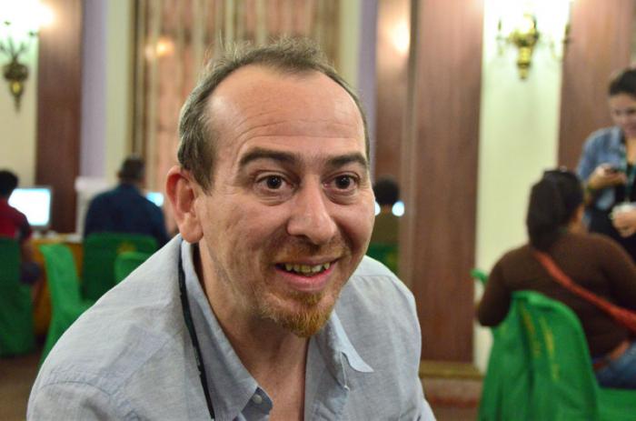 Roberto Salinas, realizador nicaraguense, en el 36 Festival Internacional de Cine.