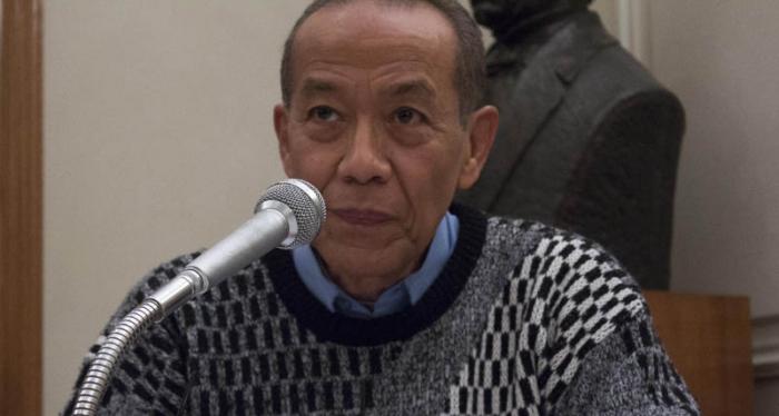 Eduardo Heras León en la Feria Nacional de las Editoriales Pequeñas y Medianas de Roma