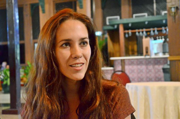 La actriz Camila Carballo en el 36 Festival Internacional de Cine