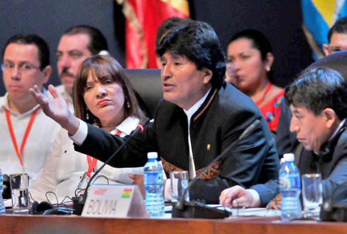 X Aniversario del ALBA-TCP Evo Morales PSDT de Bolivia