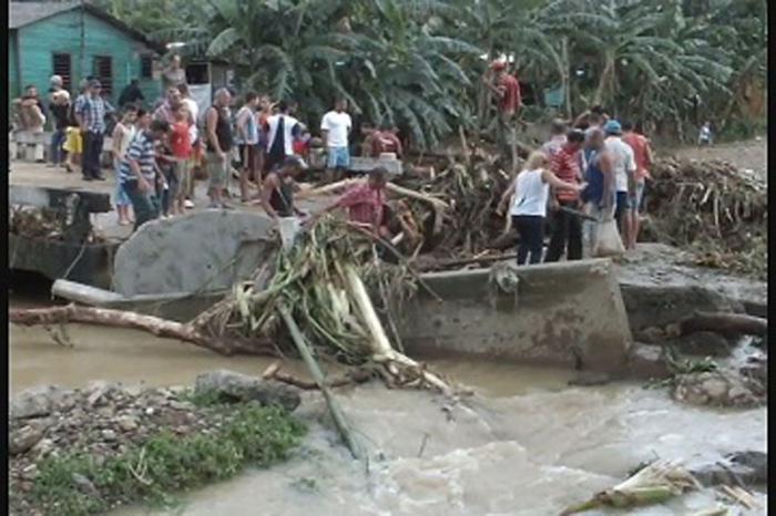 inundaciones en Baracoa