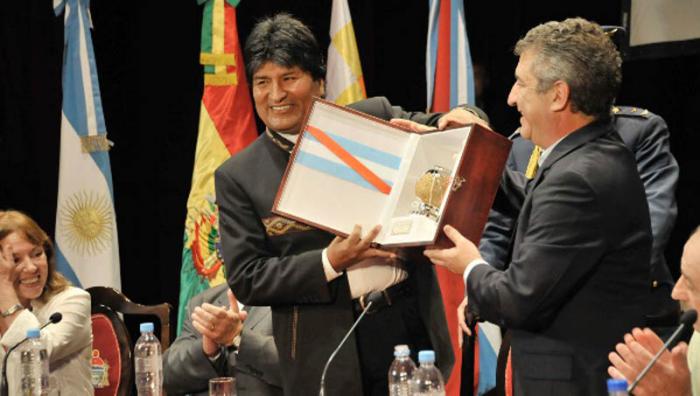 Evo Morales recibe Doctorado Honoris Causa en Argentina