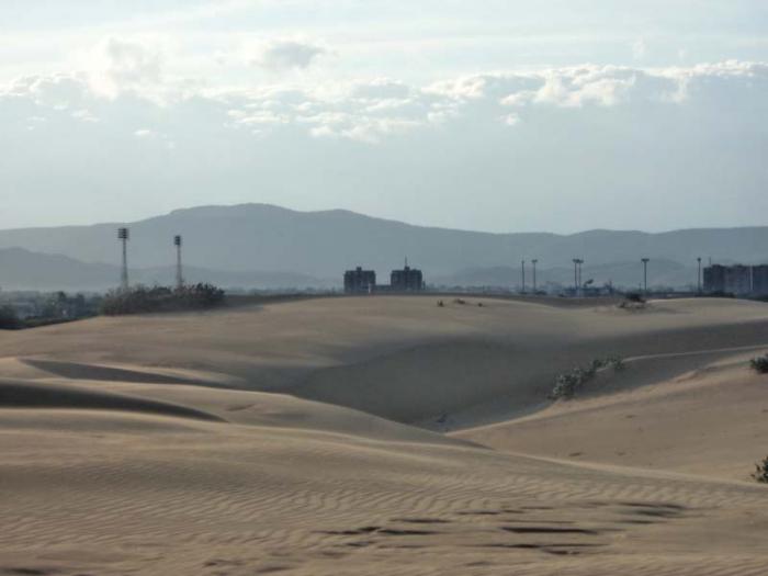 Los Médanos de Coro son un paisaje desértico en Venezuela.