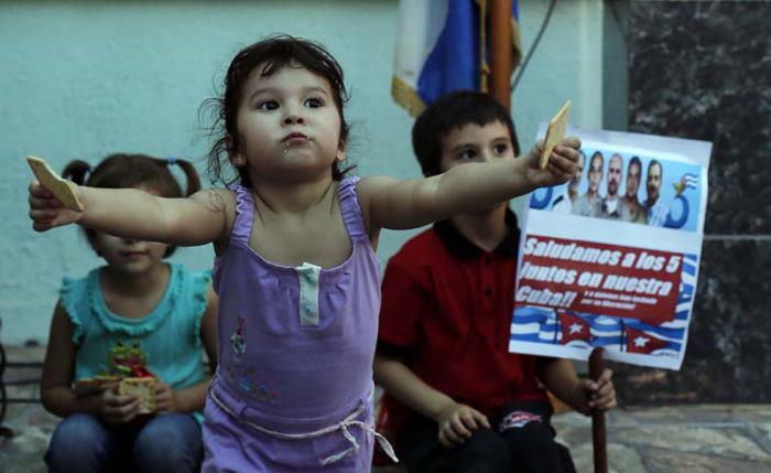 Muestras de solidaridad con Cuba desde Chile. 