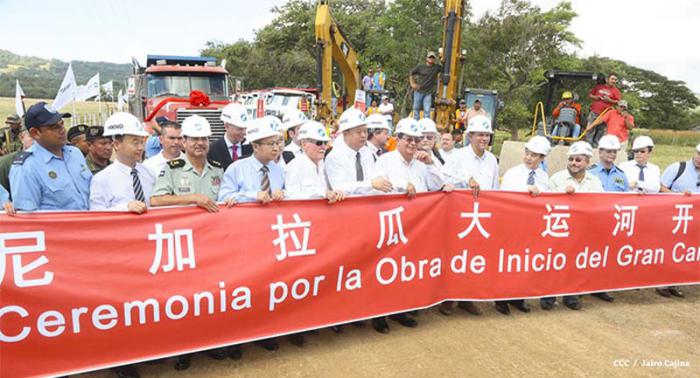 inauguracion del canal de nicaragua