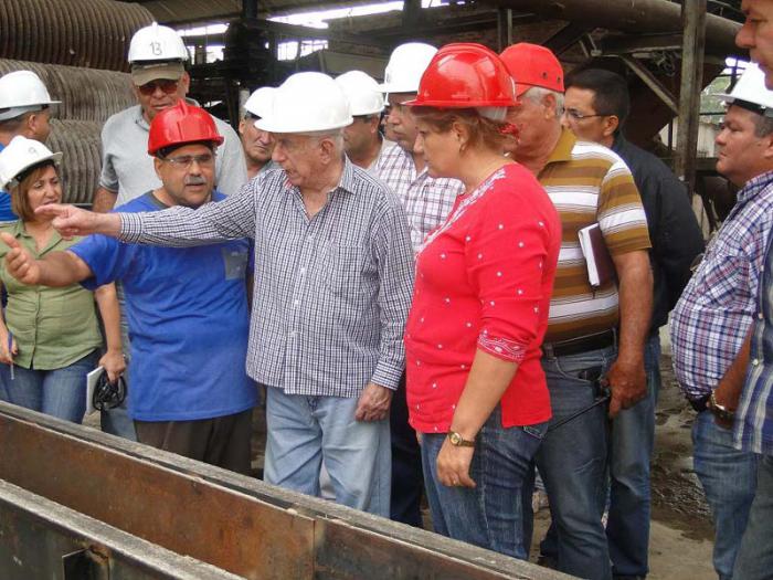 Momentos del recorrido por el central Antonio Sánchez. 