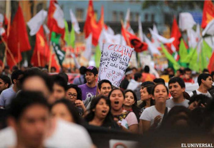 manifestaciones en Perú