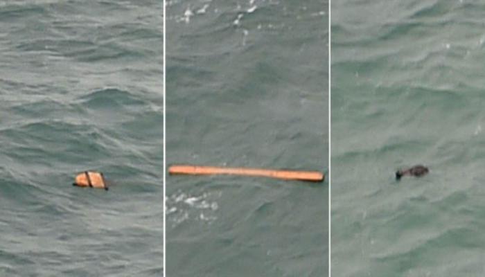 Restos del Avión perdido de AirAsia, vuelo 8501.