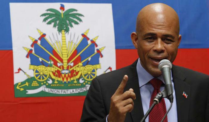 Michel Martelly, presidente de Haití