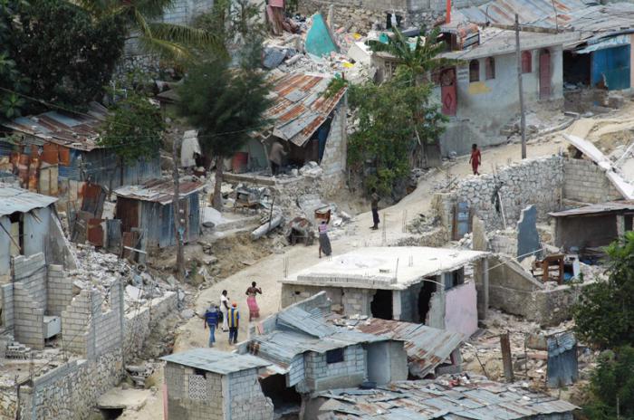 Secuelas del terremoto de 7 grados en la escala de Reatch del pasado 12 de enero en Puerto Principe, Haití.