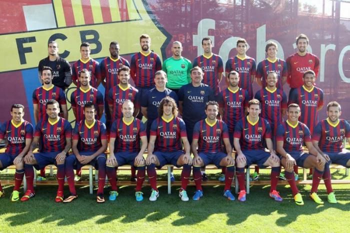 El Barcelona Fútbol Club.