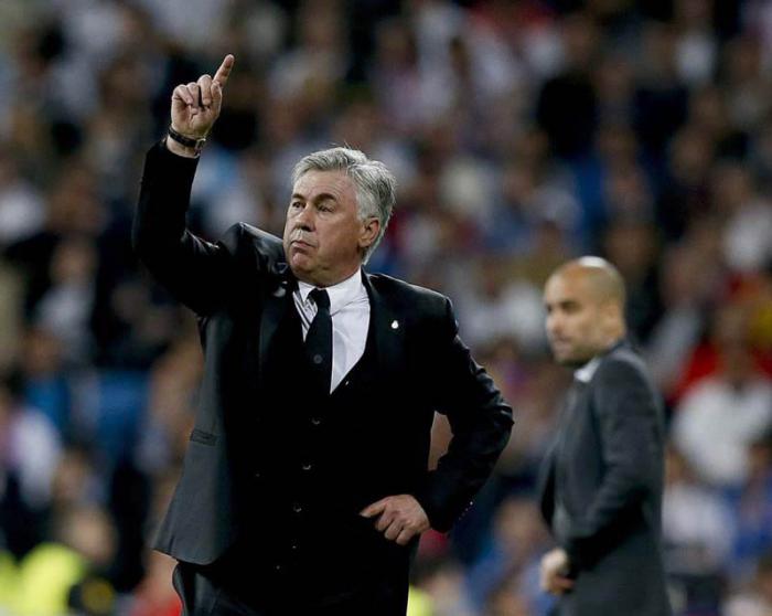 Carlo Ancelotti, técnico del club español Real Madrid