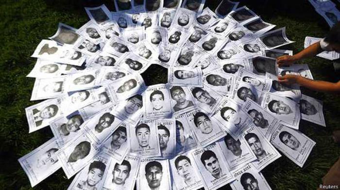 Imágenes de los desaparecidos de Iguala
