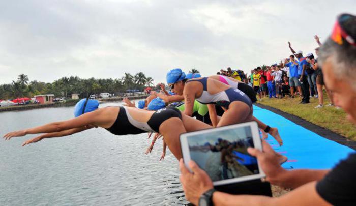 Triathlon Habana Iberoamericano ganadora en la Rama F de EEUU Tomlin