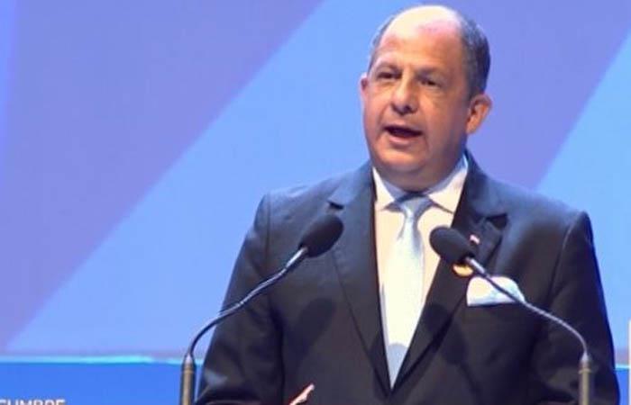 Luis Guillermo Solis, presidente de Costa Rica.