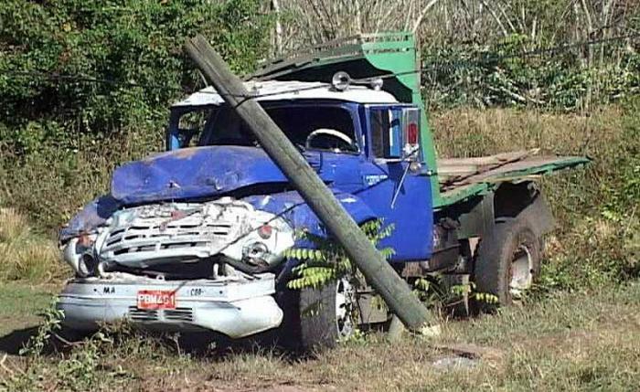 Accidente en La Palma, Pinar del Rio