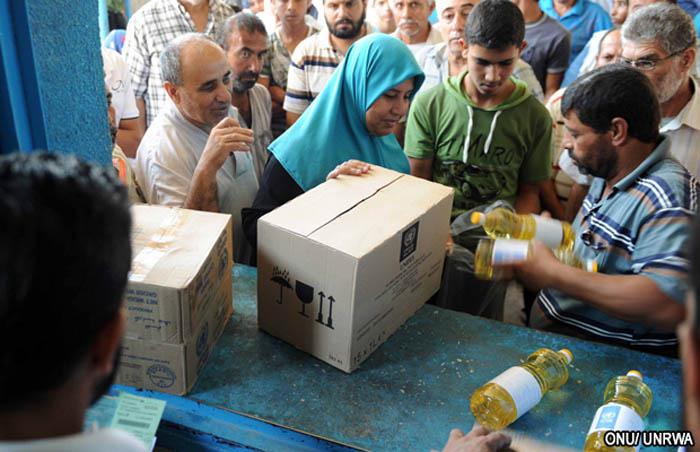 asistencia humanitaria en palestina.